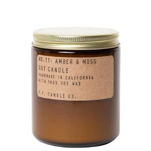 amber & moss candle