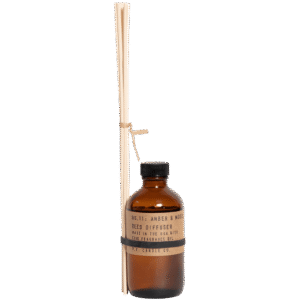 amber and moss reed diffuser